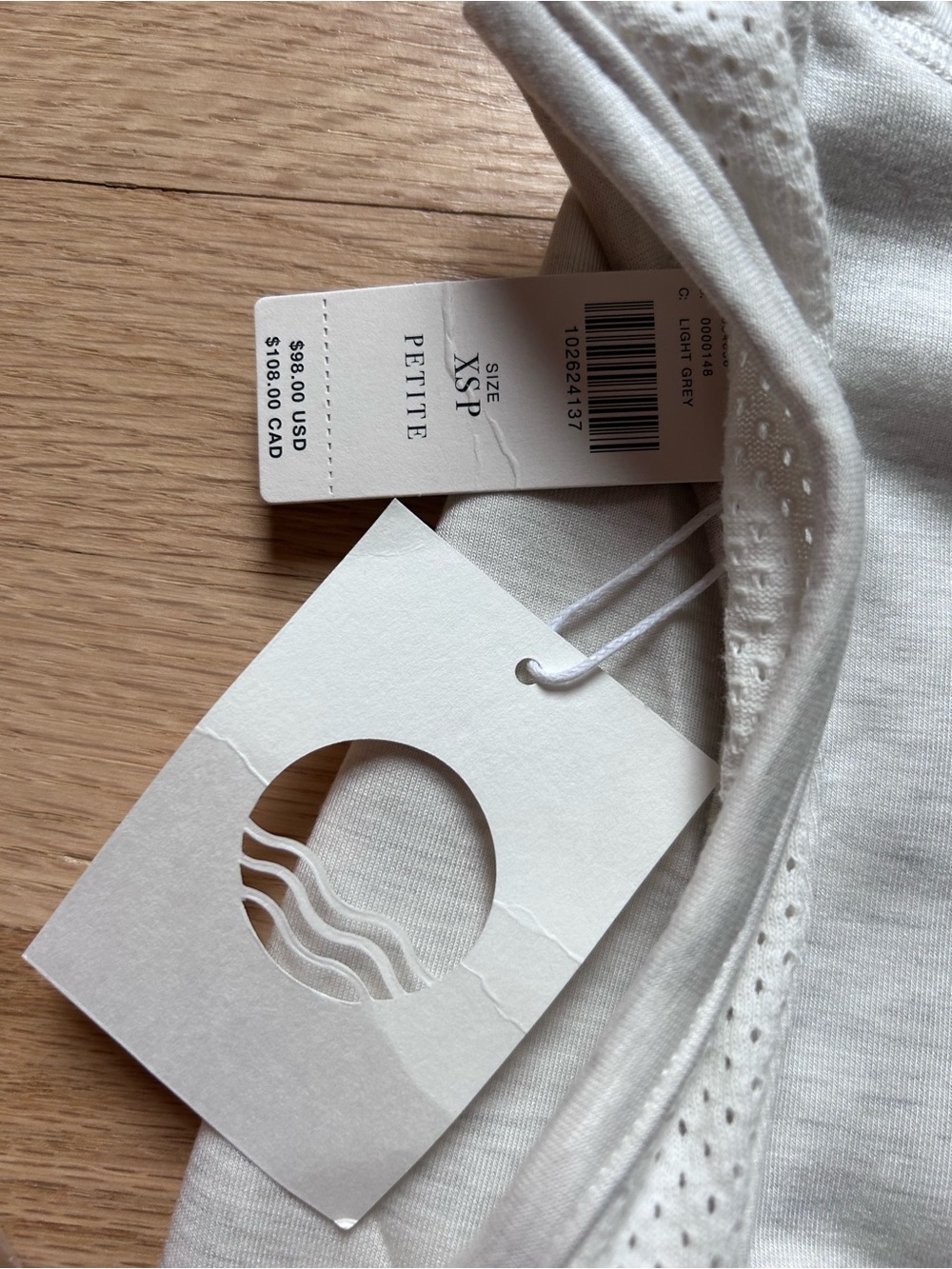 Anthropologie Daily Practice Mesh It Up Crop Top Hoodie